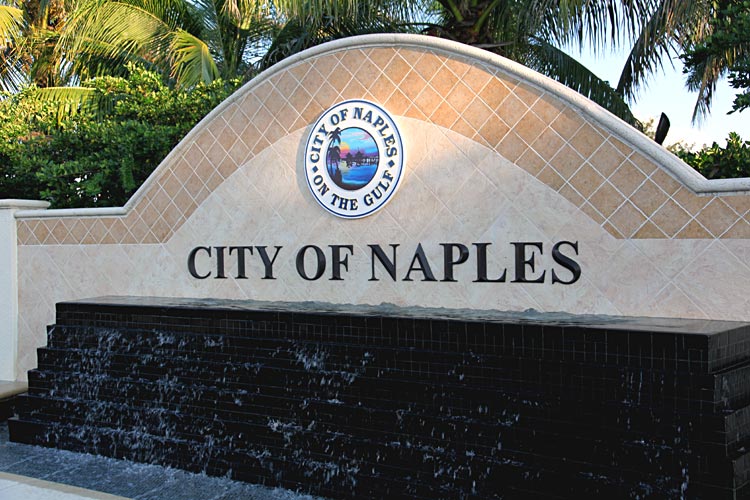 City of Naples Sign